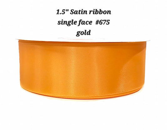 1.5" Satin ribbon single face