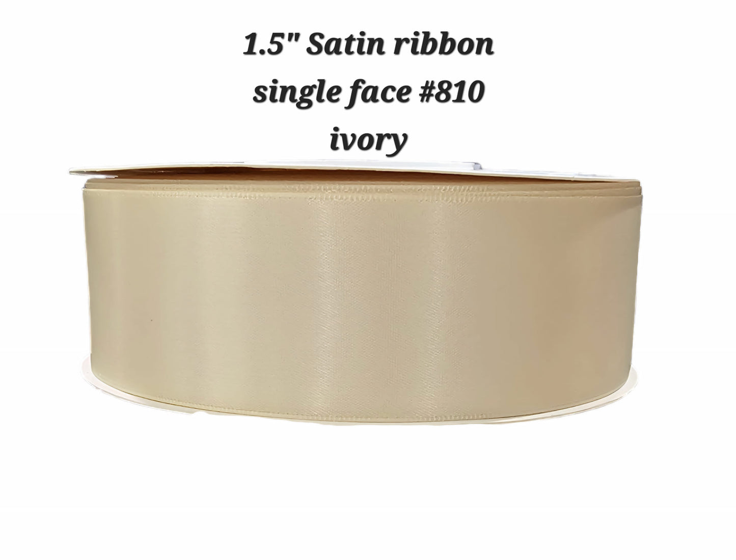 1.5" Satin ribbon single face