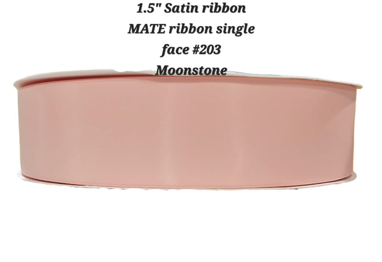 1.5" Satin ribbon MATE single face
