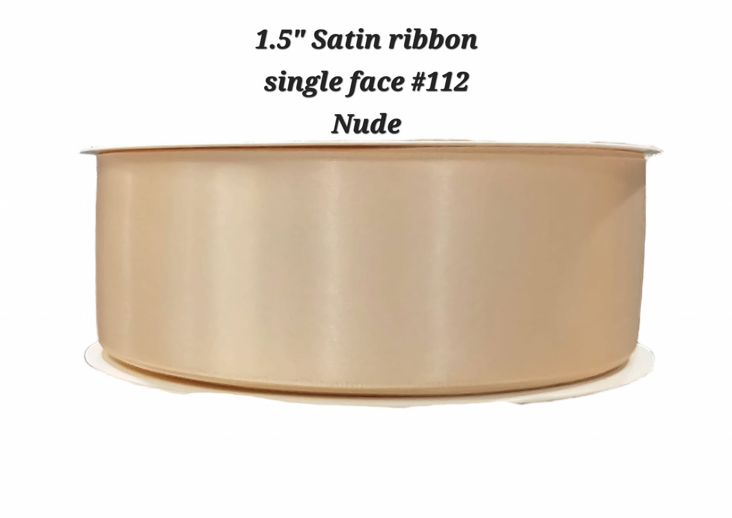 1.5" Satin ribbon single face