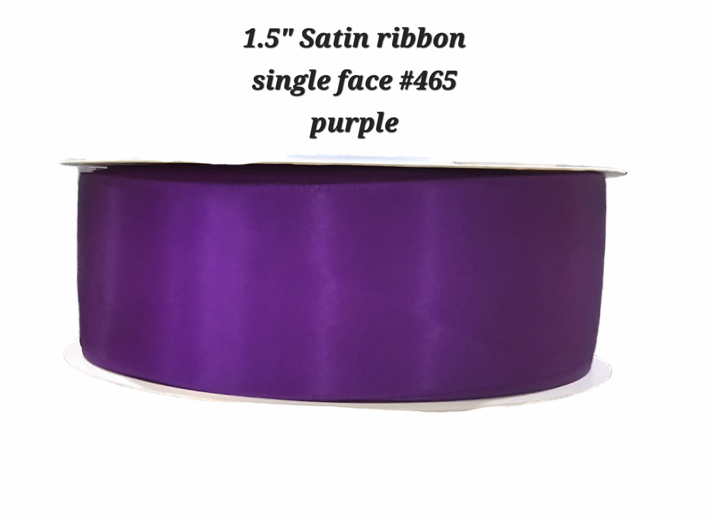 1.5" Satin ribbon single face