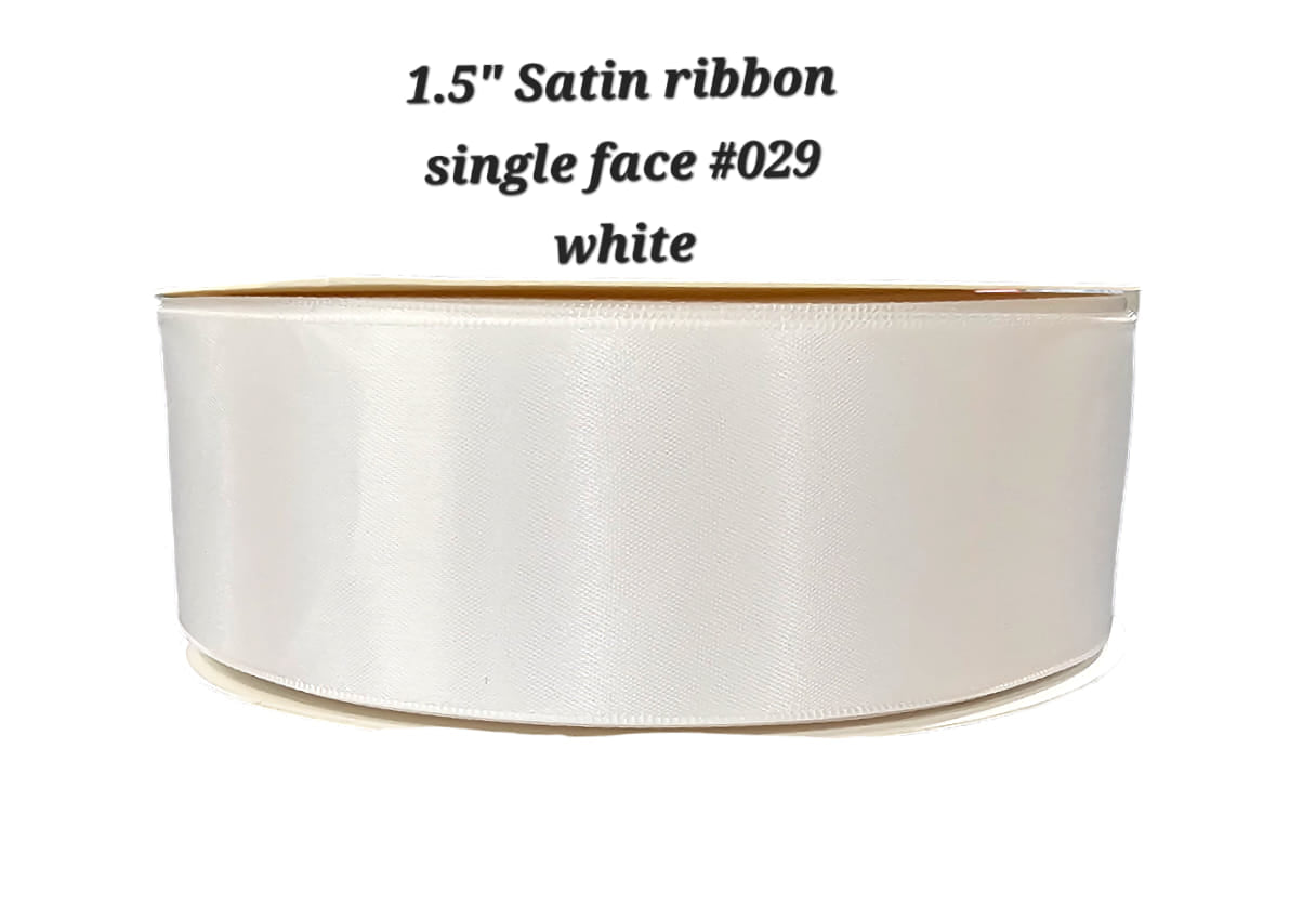 1.5" Satin ribbon single face